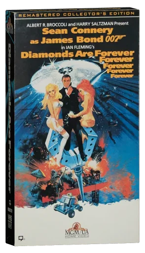 Diamonds Are Forever VHS, MGM Home Entertainment