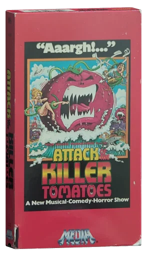 Attack of the Killer Tomatoes! VHS, Media Home Entertainment