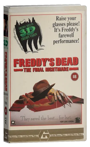 Freddy's Dead: The Final Nightmare VHS, Guild Home Video