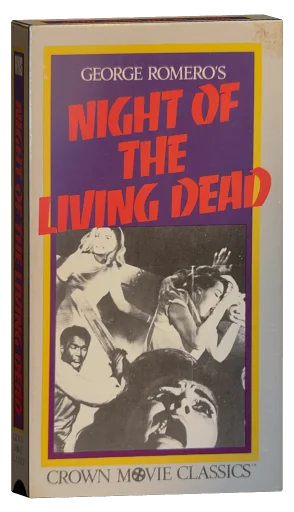 Night of the Living Dead VHS, Crown Video