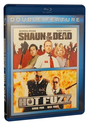 Shaun of the Dead / Hot Fuzz Blu-ray cover