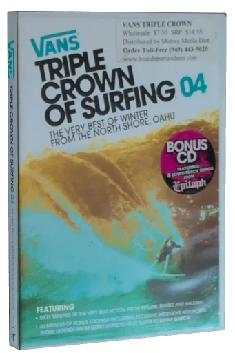 Vans Triple Crown of Surfing '04 DVD cover