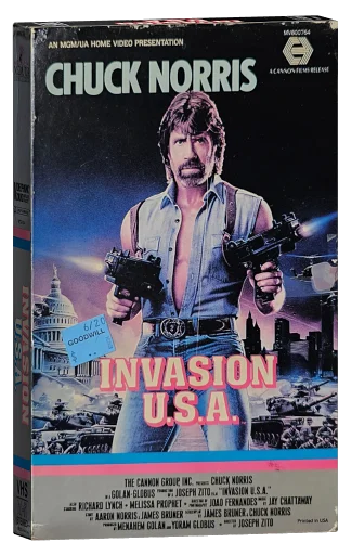 Invasion U.S.A. VHS, MGM/UA Home Video
