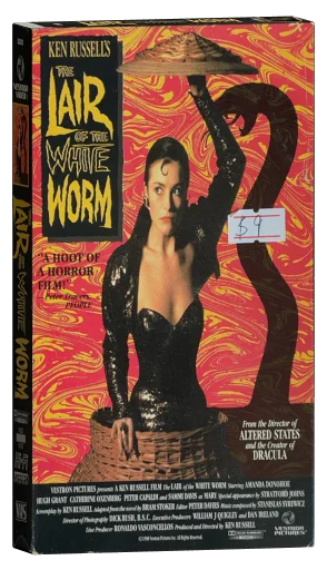 The Lair of the White Worm VHS, Vestron Video
