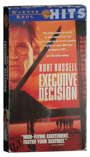 Executive Decision VHS, Warner Bros.