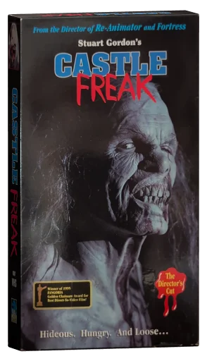 Castle Freak VHS, Full Moon Home Video