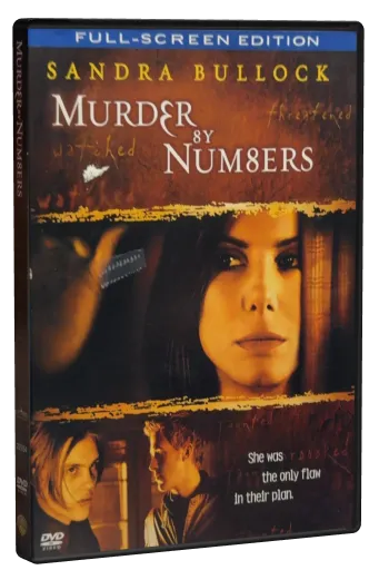 Murder by Numbers DVD, Warner Home Video
