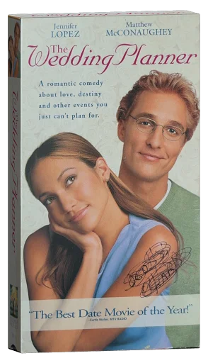 The Wedding Planner VHS, Columbia TriStar Home Entertainment