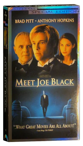 Meet Joe Black VHS cover