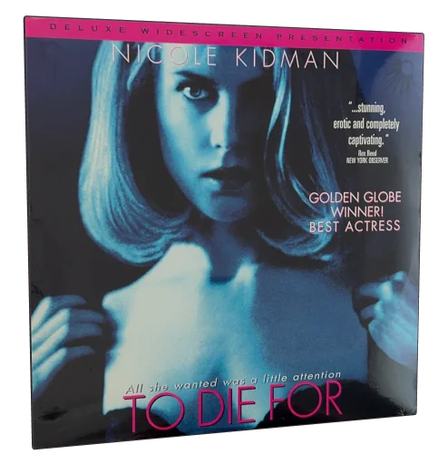 To Die For Laserdisc, Columbia Home/Tristar Video