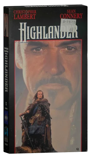Highlander VHS, Republic Pictures Home Video