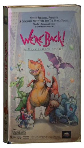 We're Back! A Dinosaur's Story VHS, MCA Universal