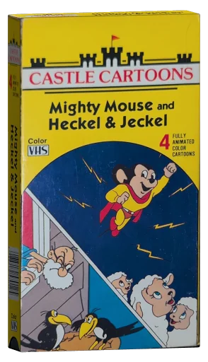 Mighty Mouse and Heckel & Jeckel VHS cover