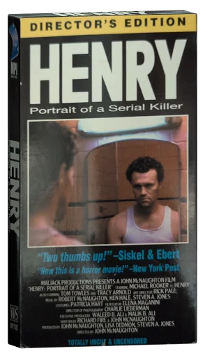 Henry: Portrait of a Serial Killer VHS, MPI Home Video