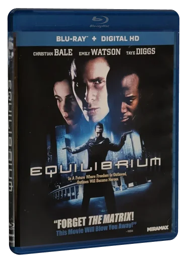 Equilibrium Blu-ray, Lionsgate