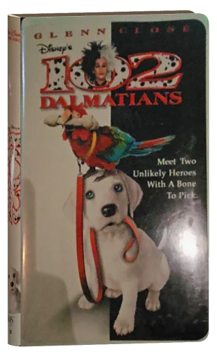 102 Dalmatians VHS, Walt Disney Home Video