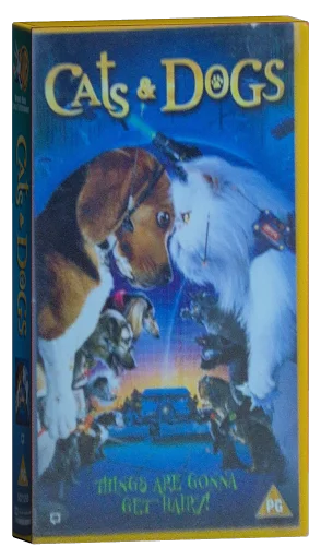 Cats & Dogs VHS, Warner Bros. Family Entertainment