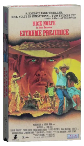 Extreme Prejudice VHS, Avid Home Entertainment