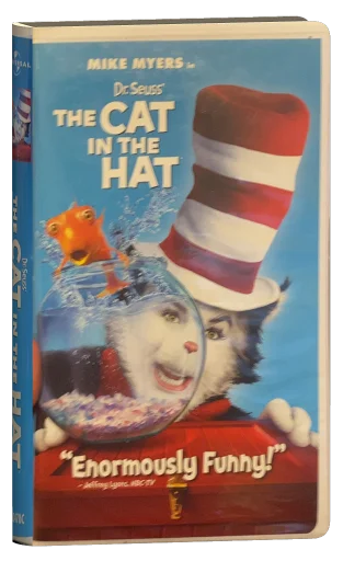 Dr. Seuss The Cat in the Hat VHS, Universal Studios