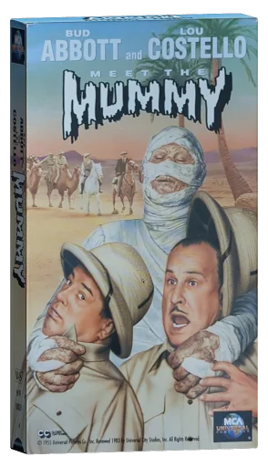 Abbott and Costello Meet the Mummy VHS, MCA Universal Home Video