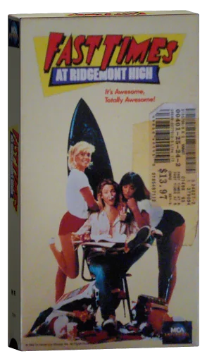 Fast Times at Ridgemont High VHS cover