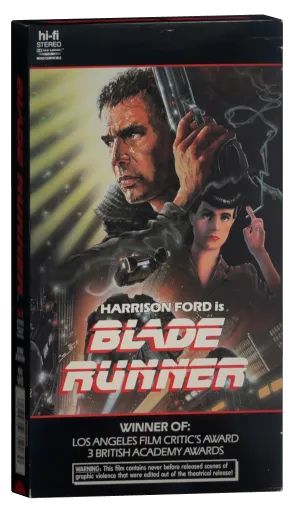Blade Runner VHS, Warner Bros. Pictures