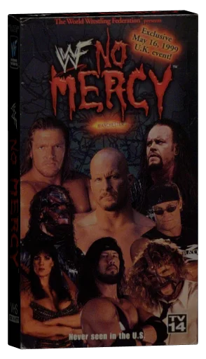 WWF No Mercy (UK) 1999 VHS cover