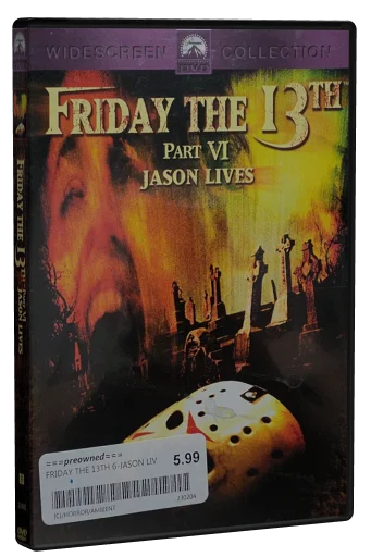 Jason Lives - Friday the 13th Part VI DVD, Paramount Pictures