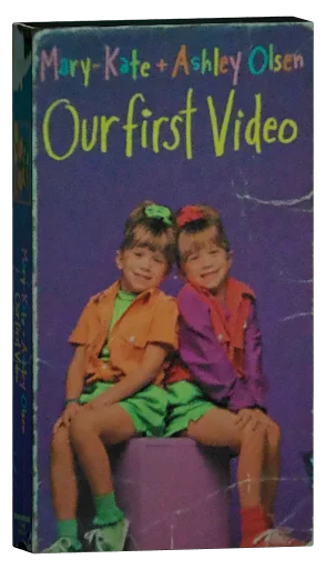 Mary-Kate + Ashley Olsen Our First Video VHS cover