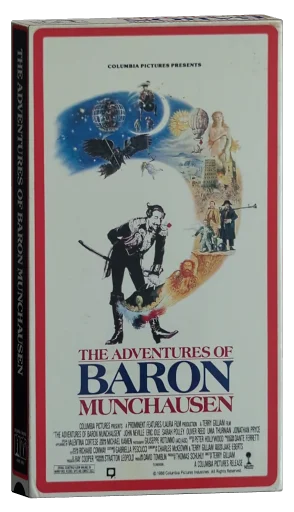 The Adventures of Baron Munchausen VHS, Columbia TriStar Home Video