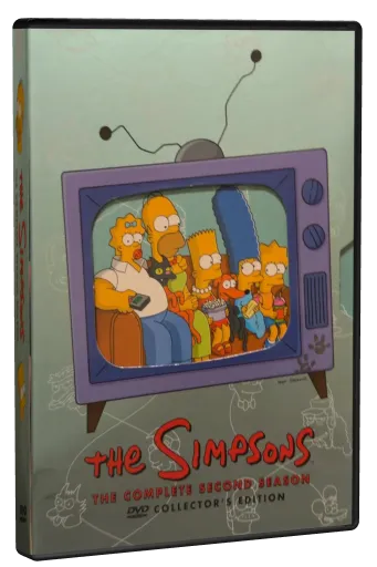 The Simpsons: The Complete Second Season DVD cover