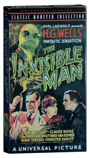The Invisible Man VHS, Universal Studios
