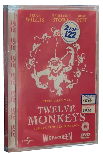 Twelve Monkeys DVD, Universal Studios Home Video