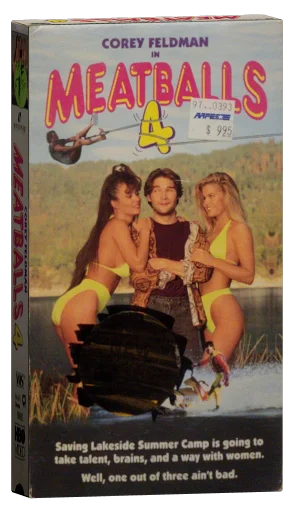 Meatballs 4: To the Rescue VHS, HBO Video