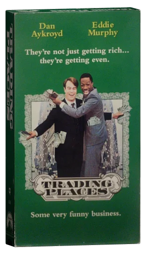 Trading Places VHS cover