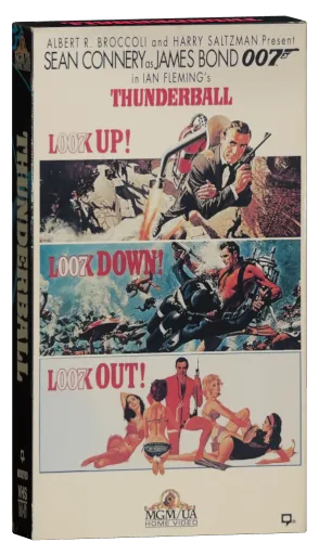 Thunderball VHS, MGM/UA Home Video