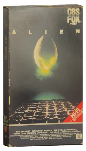 Alien VHS, CBS/FOX Video