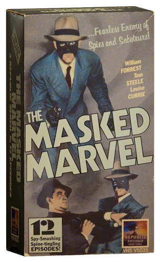 The Masked Marvel VHS cover