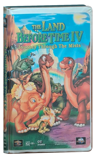 The Land Before Time IV: Journey Through the Mists VHS cover