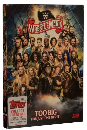 WWE WrestleMania 36 DVD cover