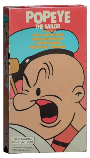 Popeye the Sailor VHS, Kids Klassics