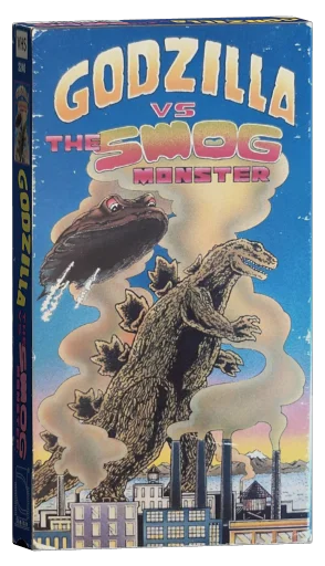 Godzilla vs. Hedorah VHS cover