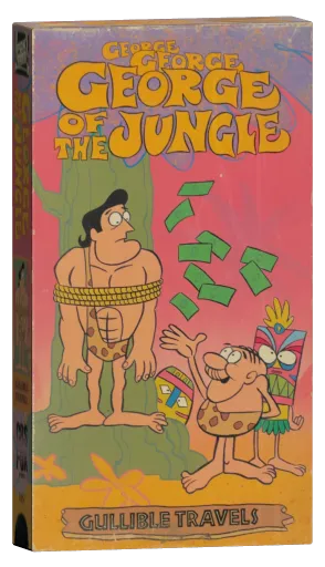 George of the Jungle VHS, CBS/FOX Video