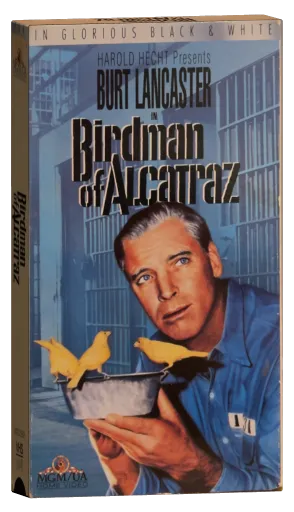 Birdman of Alcatraz VHS cover