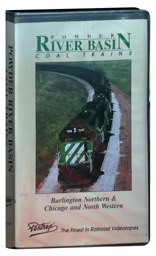 Powder River Basin Coal Trains VHS cover