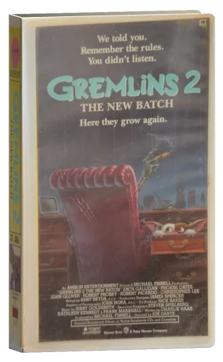 Gremlins 2: The New Batch VHS cover