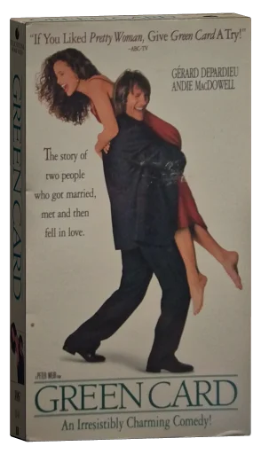 Green Card VHS, Touchstone Home Video