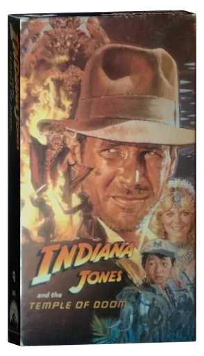 Indiana Jones and the Temple of Doom VHS, Paramount