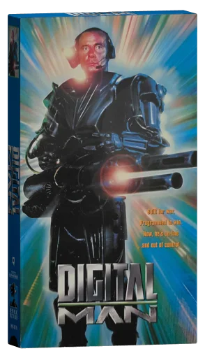 Digital Man VHS, Republic Pictures Home Video