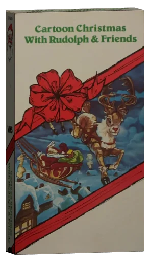 Cartoon Christmas With Rudolph & Friends VHS cover